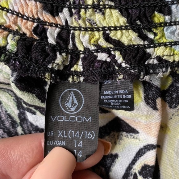 Volcom Girls Flowy Tropical Flower Dressy Tank Top L XL 10 12 14 16 - Picture 7 of 8